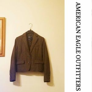 🌸AEO Brown Wool Blazer
